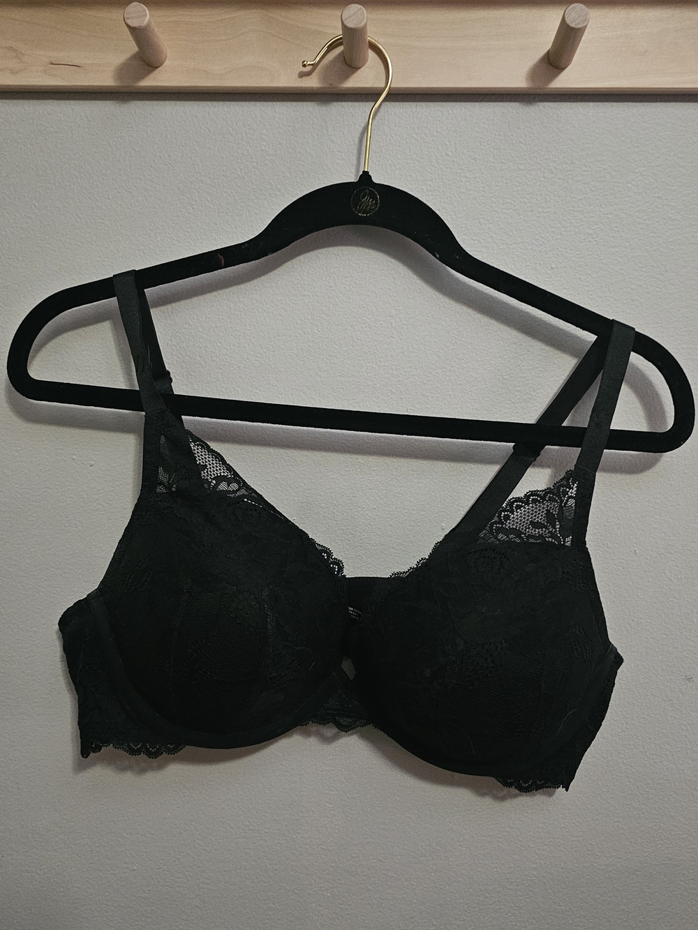 [torrid] Black Lace Underwire Bra with Sheer Lace Accents